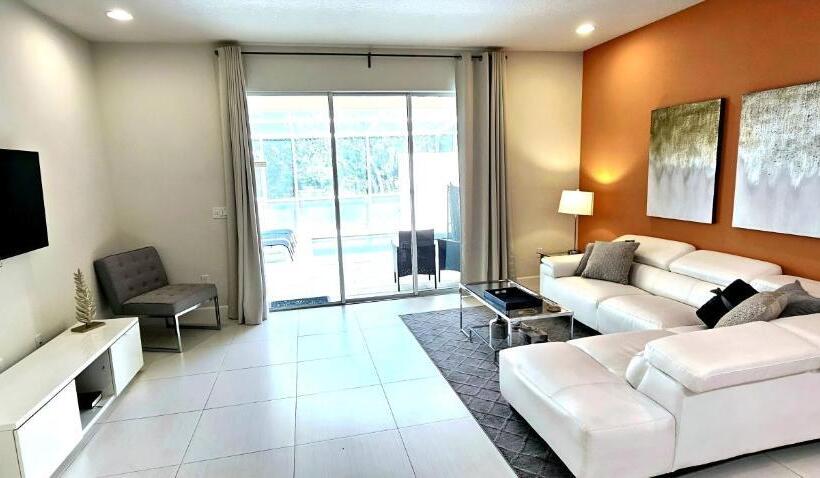 צימר Queen Suite With Private Bathroom Near Orlando