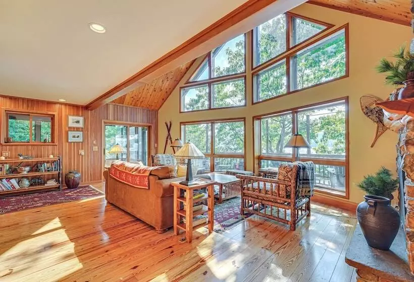 Waterfront Lake George Lodge W/ Boat Dock & Lift!