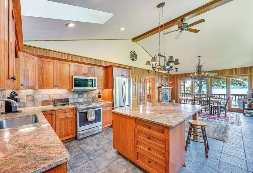 Waterfront Lake George Lodge W/ Boat Dock & Lift!