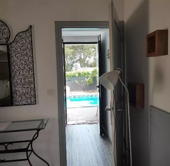 ペンション Chambre Avec Piscine