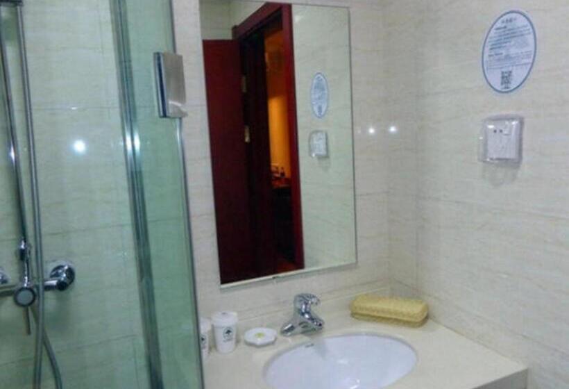 Hotel Greentree Inn Lvliang Wenshui Zetian Street Shell