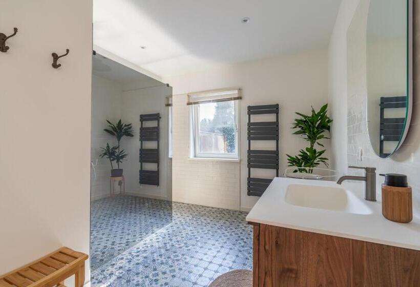 住宿加早餐  Gastsuite Het Duinroosje Met Hottub Op Het Privé Terras!