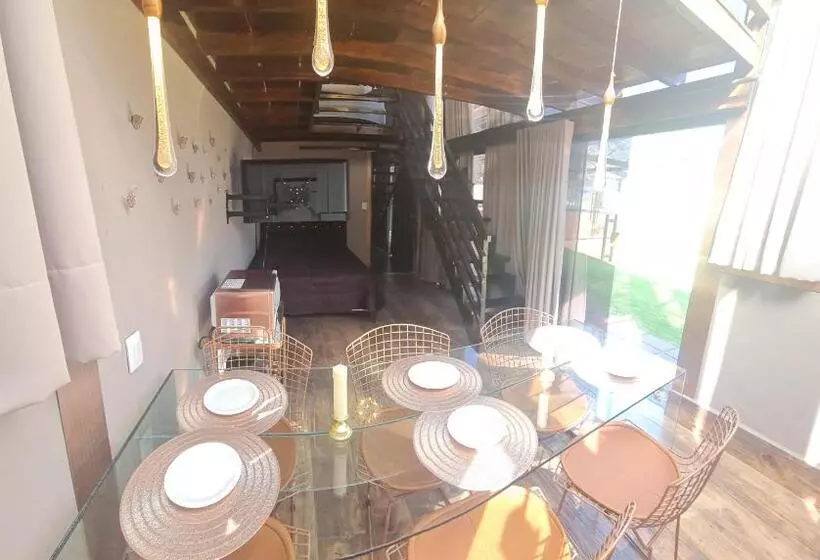 ペンション Loft De Vidro Ao Lado Do Animália Park Cotia