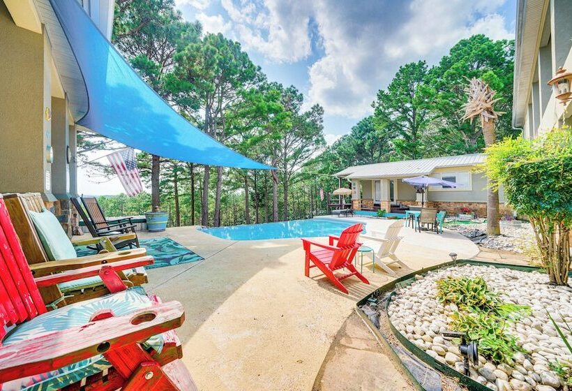 Broken Bow Escape W/ Mountain Views & Pool Access!