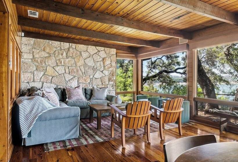 Cabins On The Lake Boat Dock Firepit