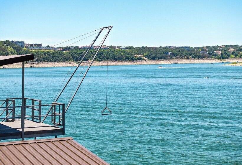 Cabins On The Lake Boat Dock Firepit