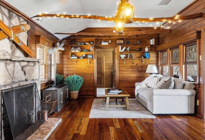 Cabins On The Lake Boat Dock Firepit