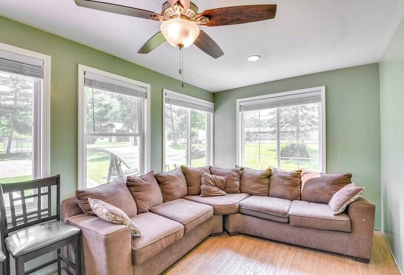 3 Mi To Lake Michigan Access: Sawyer Home W/ Patio