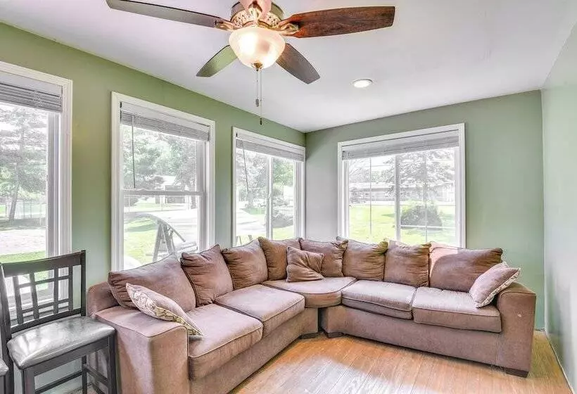 3 Mi To Lake Michigan Access: Sawyer Home W/ Patio