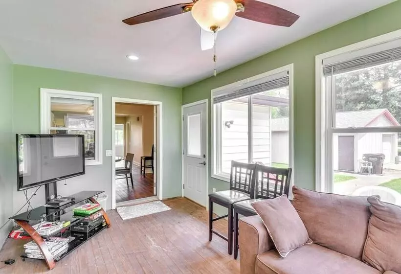 3 Mi To Lake Michigan Access: Sawyer Home W/ Patio