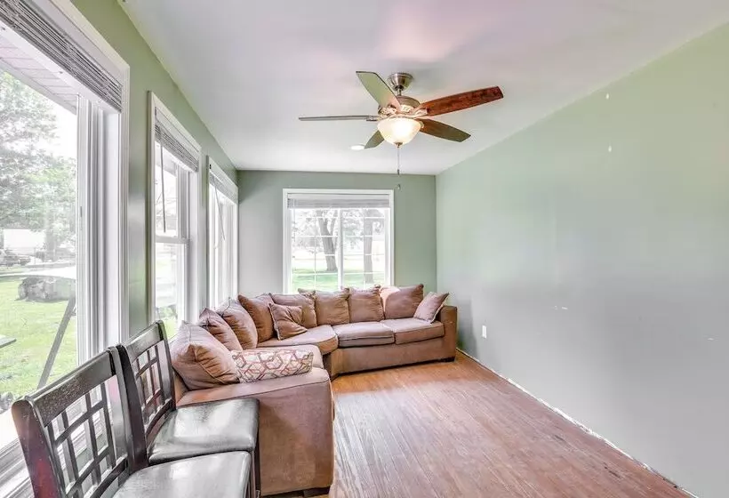 3 Mi To Lake Michigan Access: Sawyer Home W/ Patio