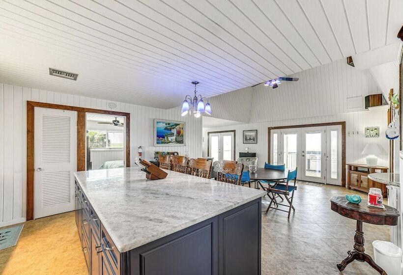 Sunset Views & Large Deck: Home In Crystal Beach!