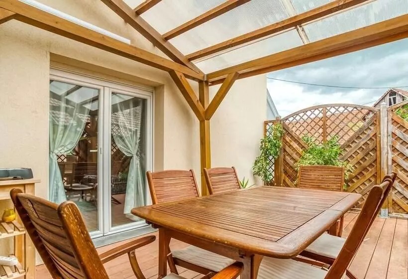 Swanky Cottage In Saasenheim With Balcony