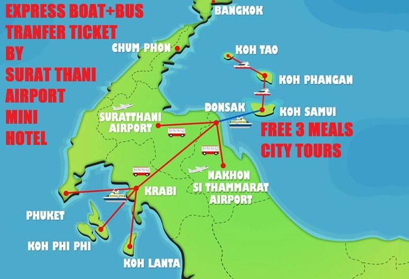 צימר Suratthani Airport Mini Hostel