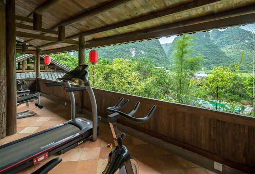 استراحتگاه Yangshuo Ancient Garden Boutique Hotel Free Pick Up From Airport Or Ts Over 3 Nights