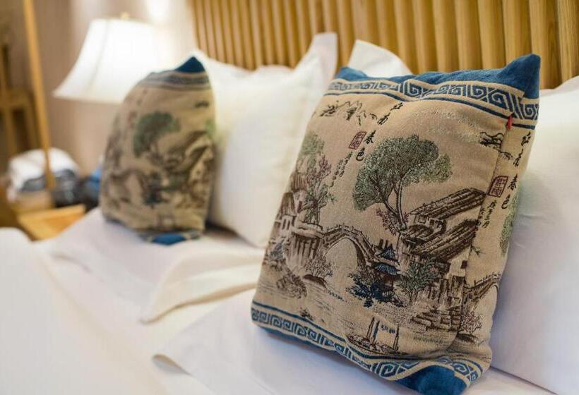 استراحتگاه Yangshuo Ancient Garden Boutique Hotel Free Pick Up From Airport Or Ts Over 3 Nights