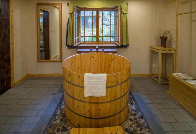 استراحتگاه Yangshuo Ancient Garden Boutique Hotel Free Pick Up From Airport Or Ts Over 3 Nights