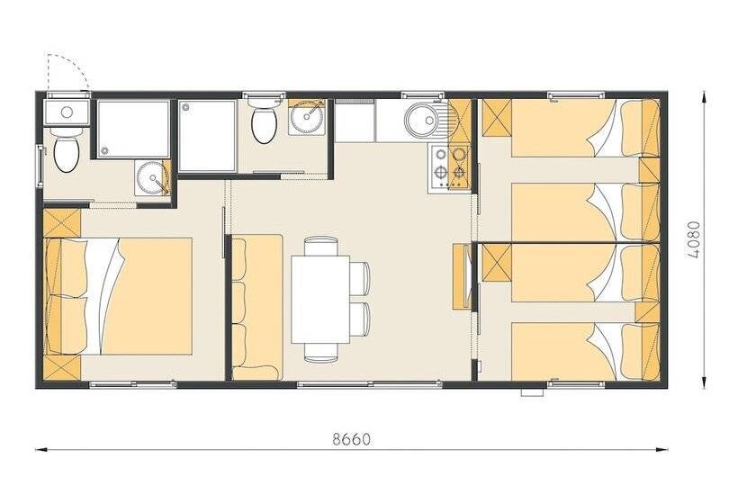 ホテル Porton Mobile Home