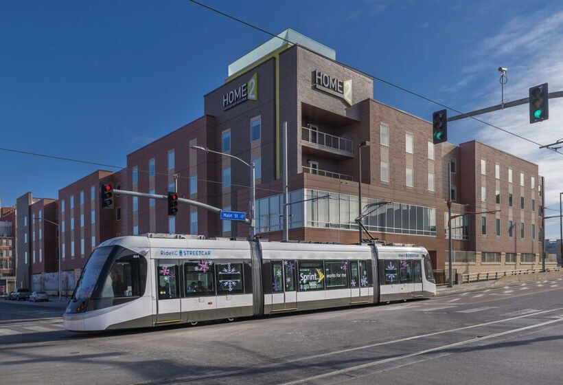 בית מלון כפרי Home2 Suites By Hilton Kansas City Downtown