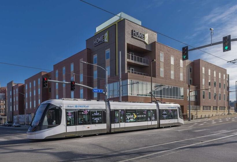 בית מלון כפרי Home2 Suites By Hilton Kansas City Downtown