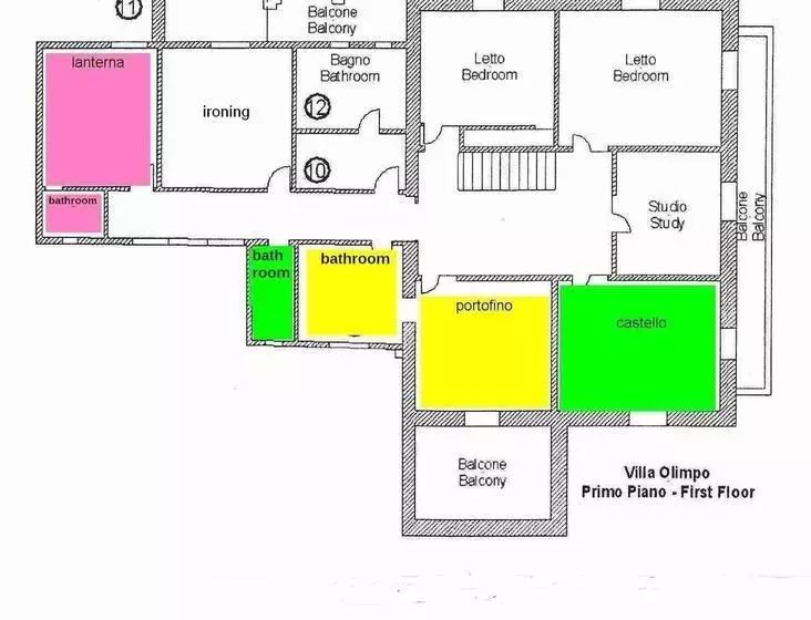 تختخواب و صبحانه Villa Olimpo