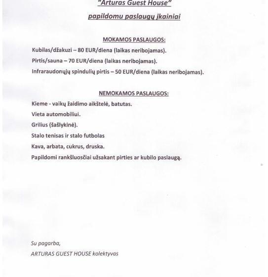 هتل Arturas Guest House