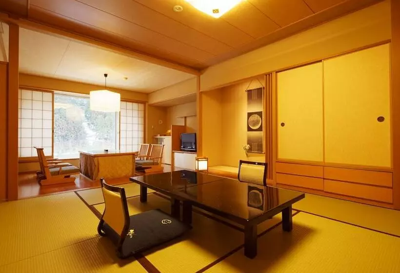 Hotelli Shogawa Onsen Furyu Midou Zashiki Yumetsuzuri