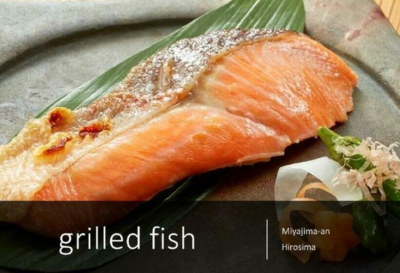 Ryokan With Natural Hot Springs And Okonomiyaki Miyajimaan Hiroshima