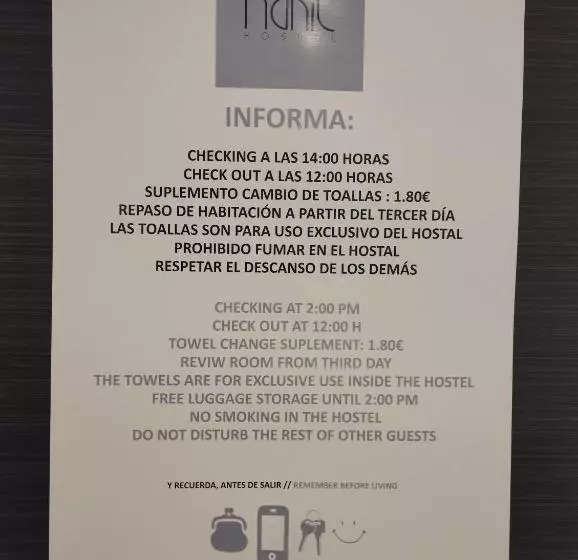 پانسیون Nanit Valencia Hostel