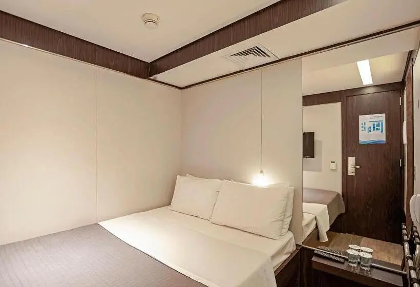 Hotelli Fast Sleep Guarulhos By Slaviero Hotéis - Terminal 2 Asa D Piso Terreo Desembarque Nacional Leste