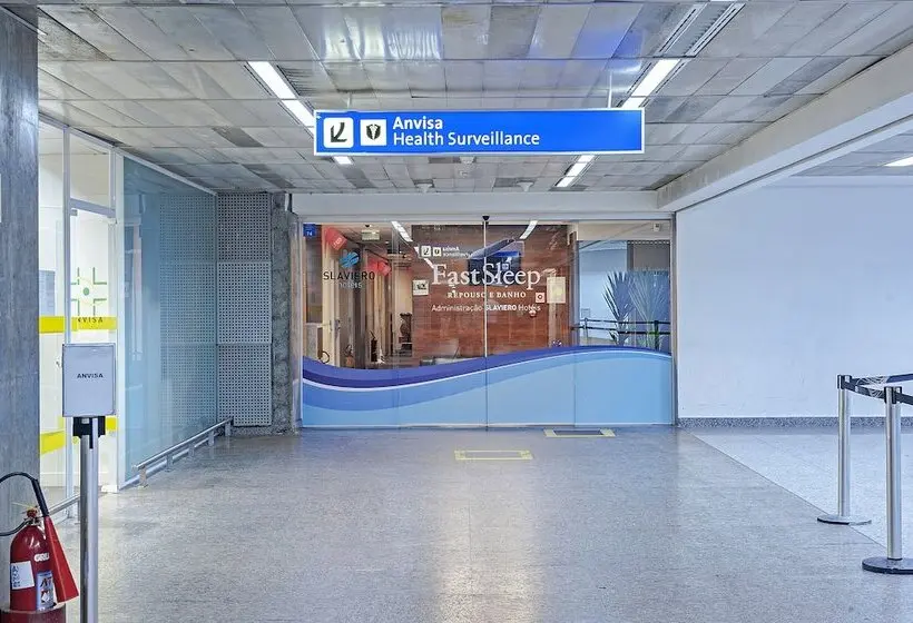Hotelli Fast Sleep Guarulhos By Slaviero Hotéis - Terminal 2 Asa D Piso Terreo Desembarque Nacional Leste