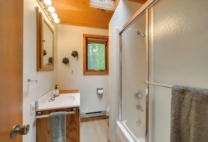Private Beach On Shell Lake! Luxe Cabin Retreat