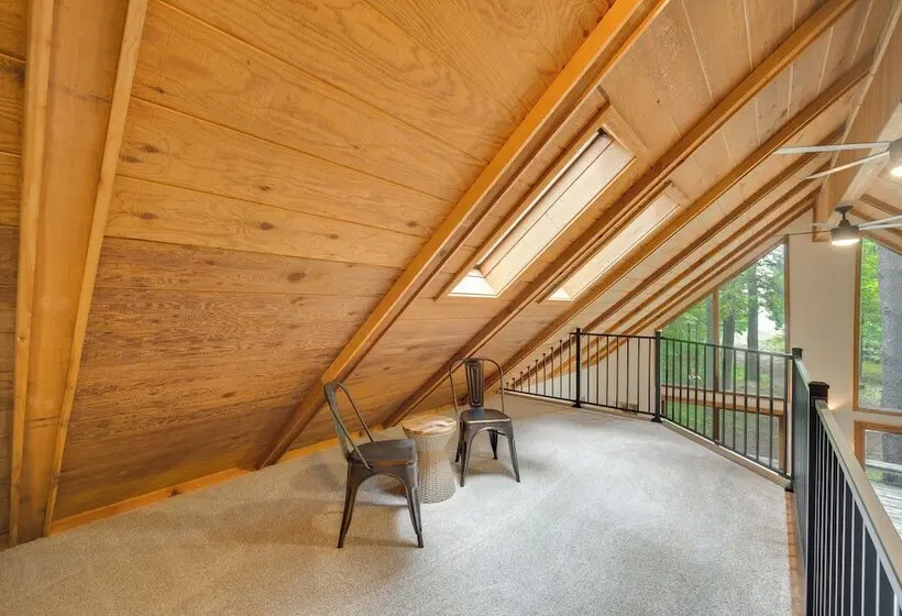 Private Beach On Shell Lake! Luxe Cabin Retreat