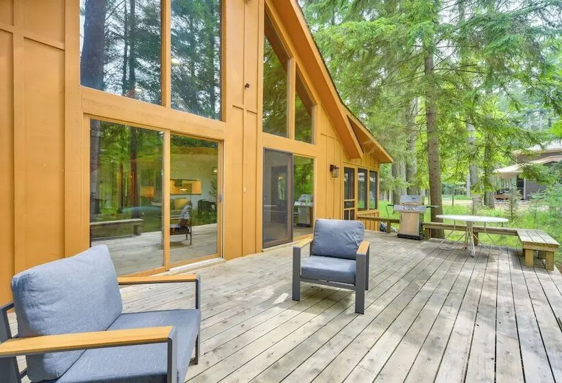 Private Beach On Shell Lake! Luxe Cabin Retreat