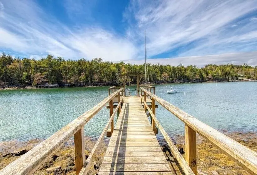 Waterfront Cabin With Ocean View & Private Dock