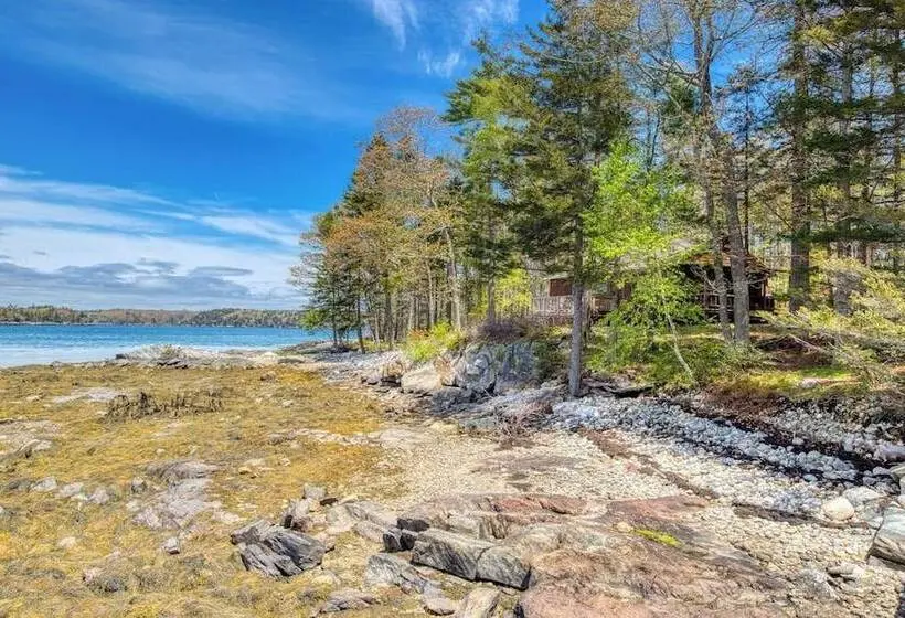 Waterfront Cabin With Ocean View & Private Dock