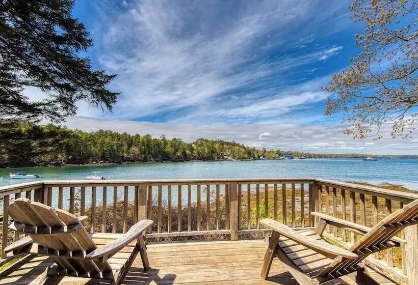 Waterfront Cabin With Ocean View & Private Dock