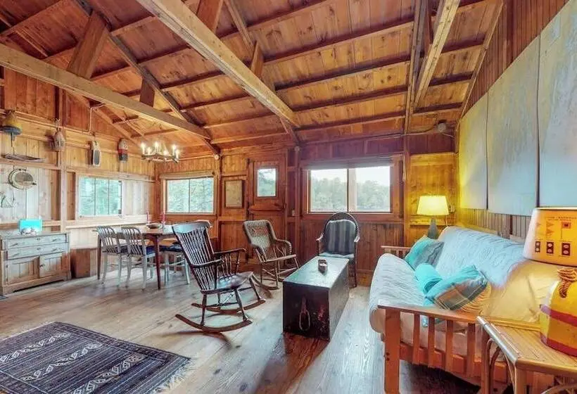 Waterfront Cabin With Ocean View & Private Dock
