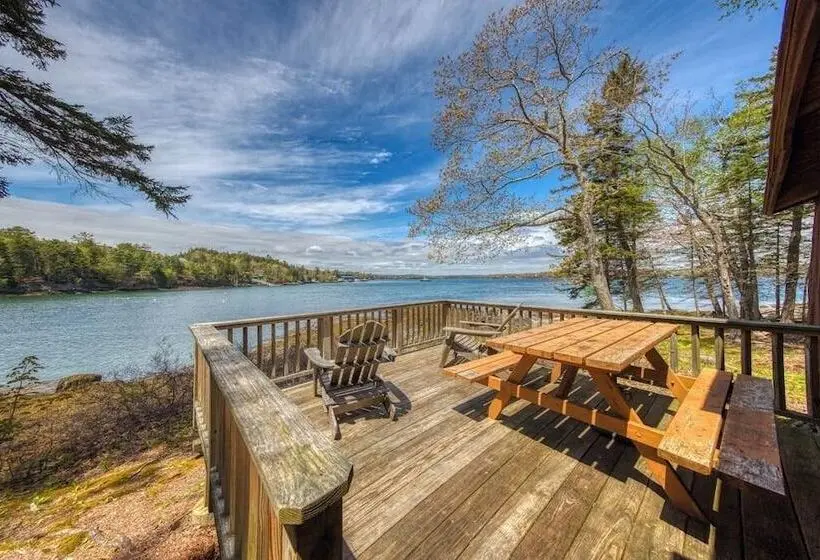 Waterfront Cabin With Ocean View & Private Dock