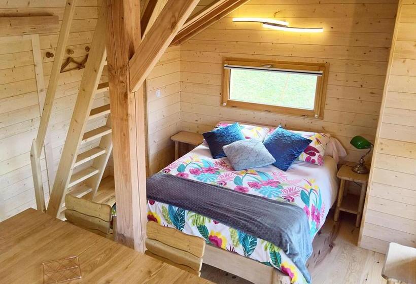 펜션 Roulottes Au Pied Du Vercors