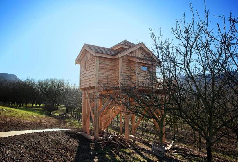 펜션 Roulottes Au Pied Du Vercors