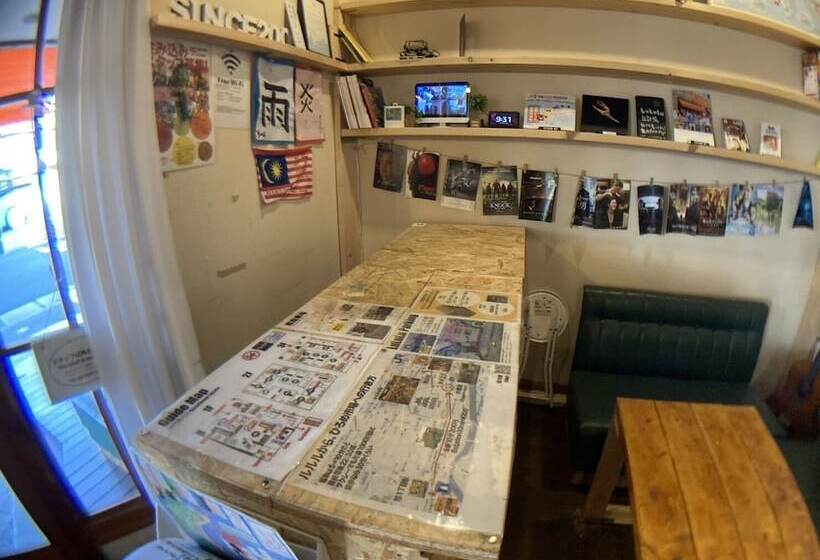 Пансион Guesthouse Lululu 無料朝食&夕食カレー 街まで電車8分 ローソン隣