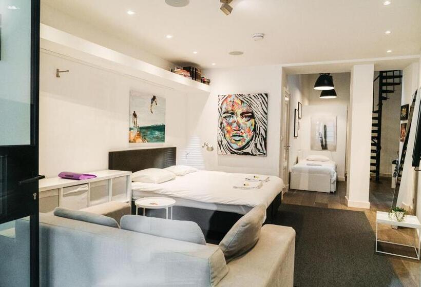 ベッドアンドブレックファースト Spui Apartment In Center