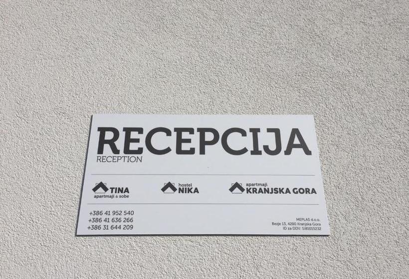 پانسیون Apartmaji In Sobe Tina