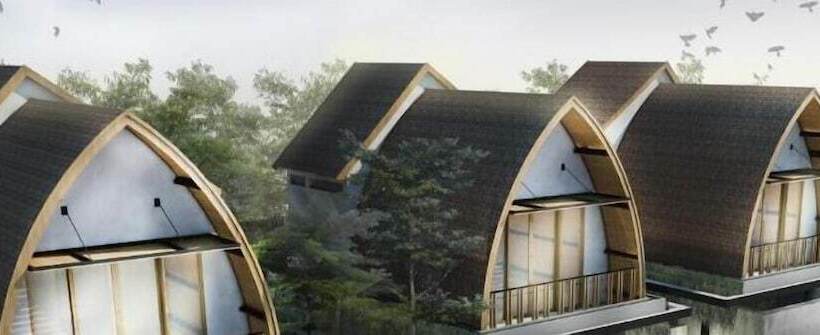 צימר The Lumbung Wood Villa