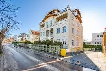 ツーリストアパートメント Apartamenty Sun & Snow Ostseeblick Willa Perla