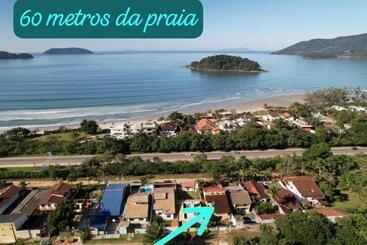 Ubatuba Surf Hostel, Apenas A 60 Metros Da Praia Da Lagoinha!