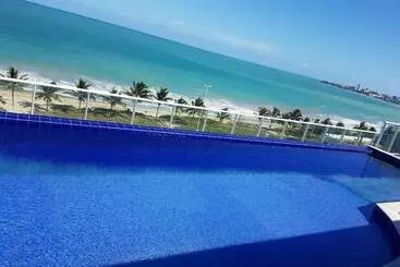 Apart Otel Flat 102 Com Vista Parcial Do Mar!
