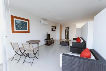 هتل آپارتمان Loft Panorámico Con Vista Al Mar Y Terraza Punta Gaviota