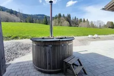 Turist apartmanları Zum Hüttenklaus 12 Personen Gruppenunterkunft In Den Bergen Mit Eigenem Badezuber